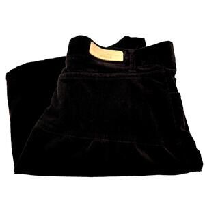 Lacoste Corduroy Skirt Womens Large (FR 42) Brown Preppy Mini + Pockets